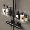 Bohrfreie Waschbecken-Regale Wandmontierte Wasserhahn-Regale Geschenke Toilettenwaschbecken Spiegel Aufbewahrungsbox