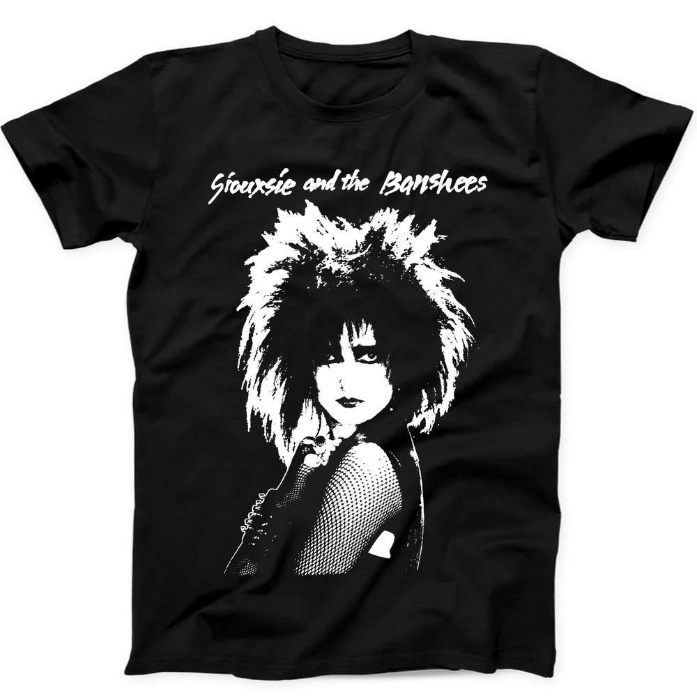 Siouxsie And The Banshees Music Gift Black Tee T Shirt 494