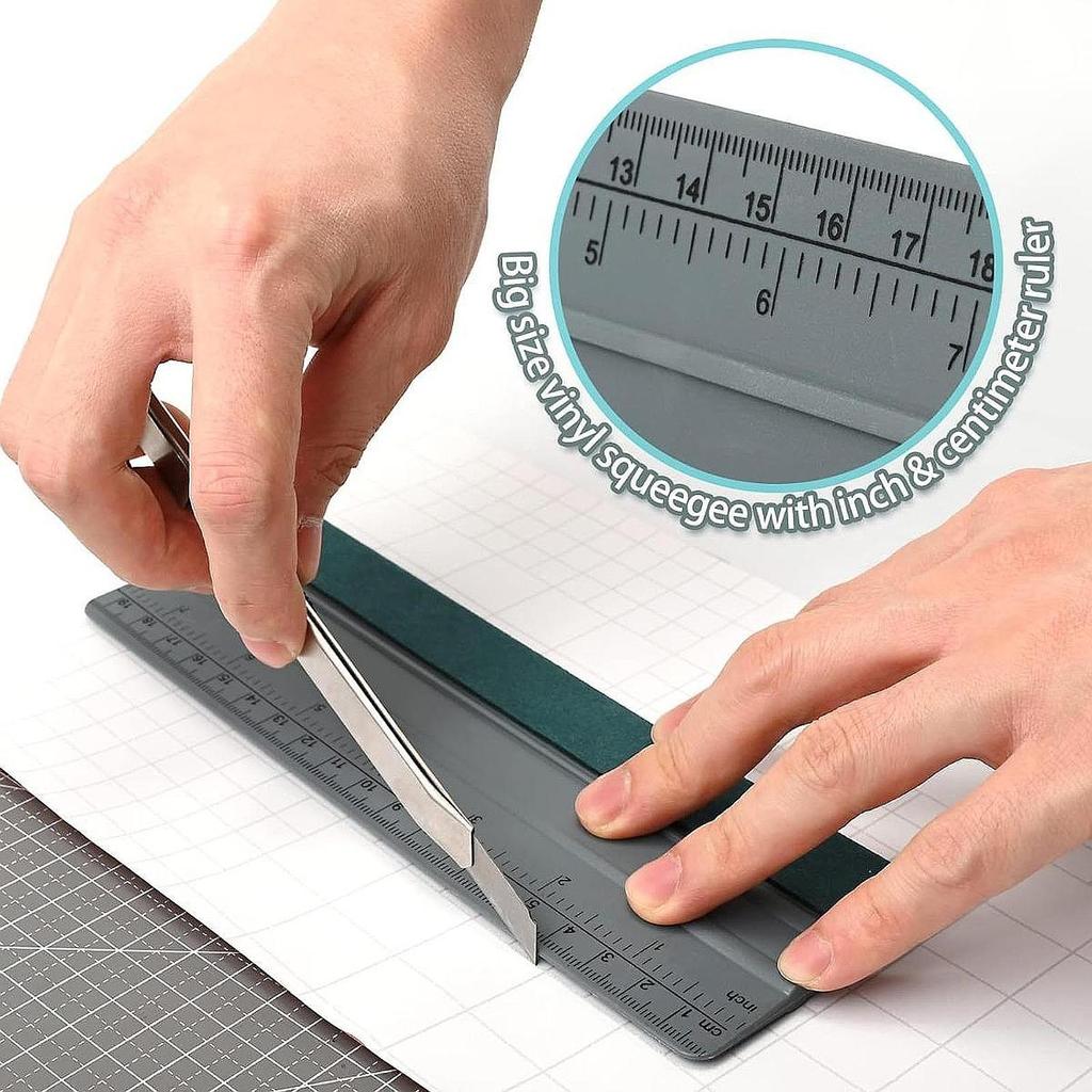 Large Felt Squeegee Scraper Kit for Car Wallpaper and Window Tinting Film Graphic Application