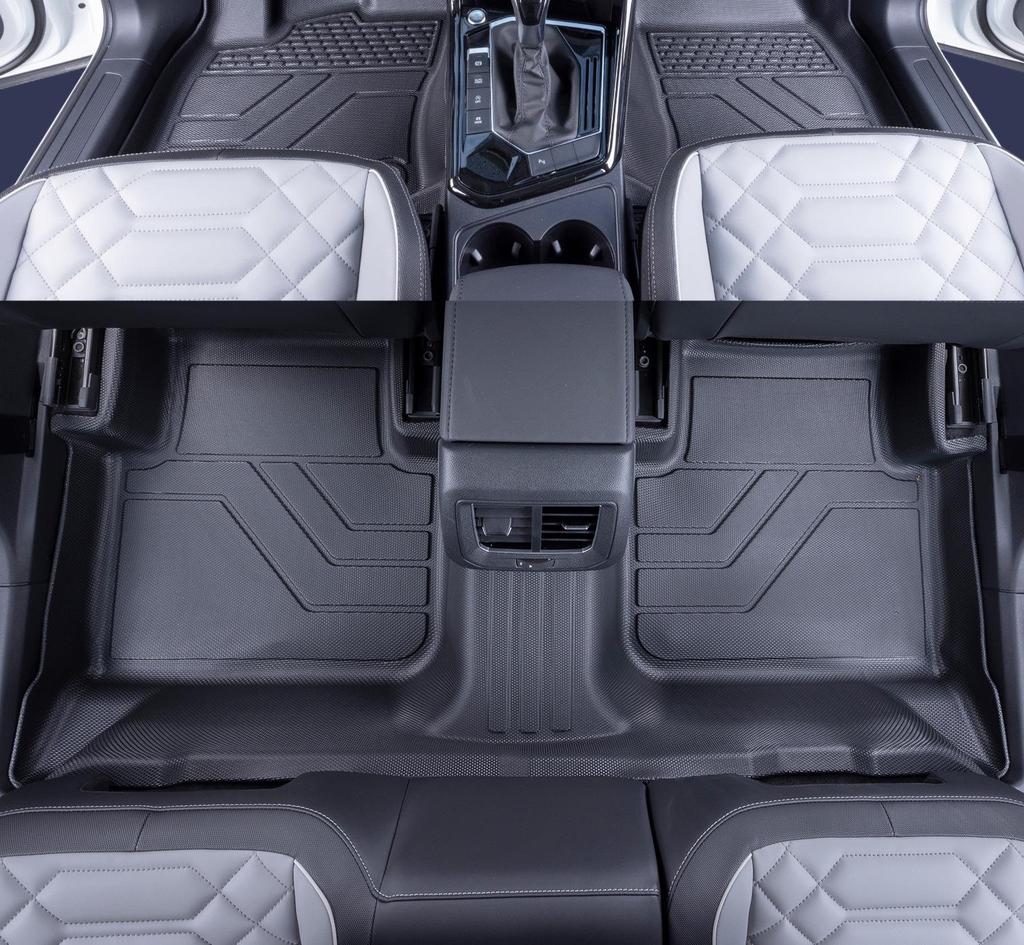 All-Weather TPE Car Floor Mats for Subaru: Anti-Slip, Dirt-Resistant, Easy-to-Clean.