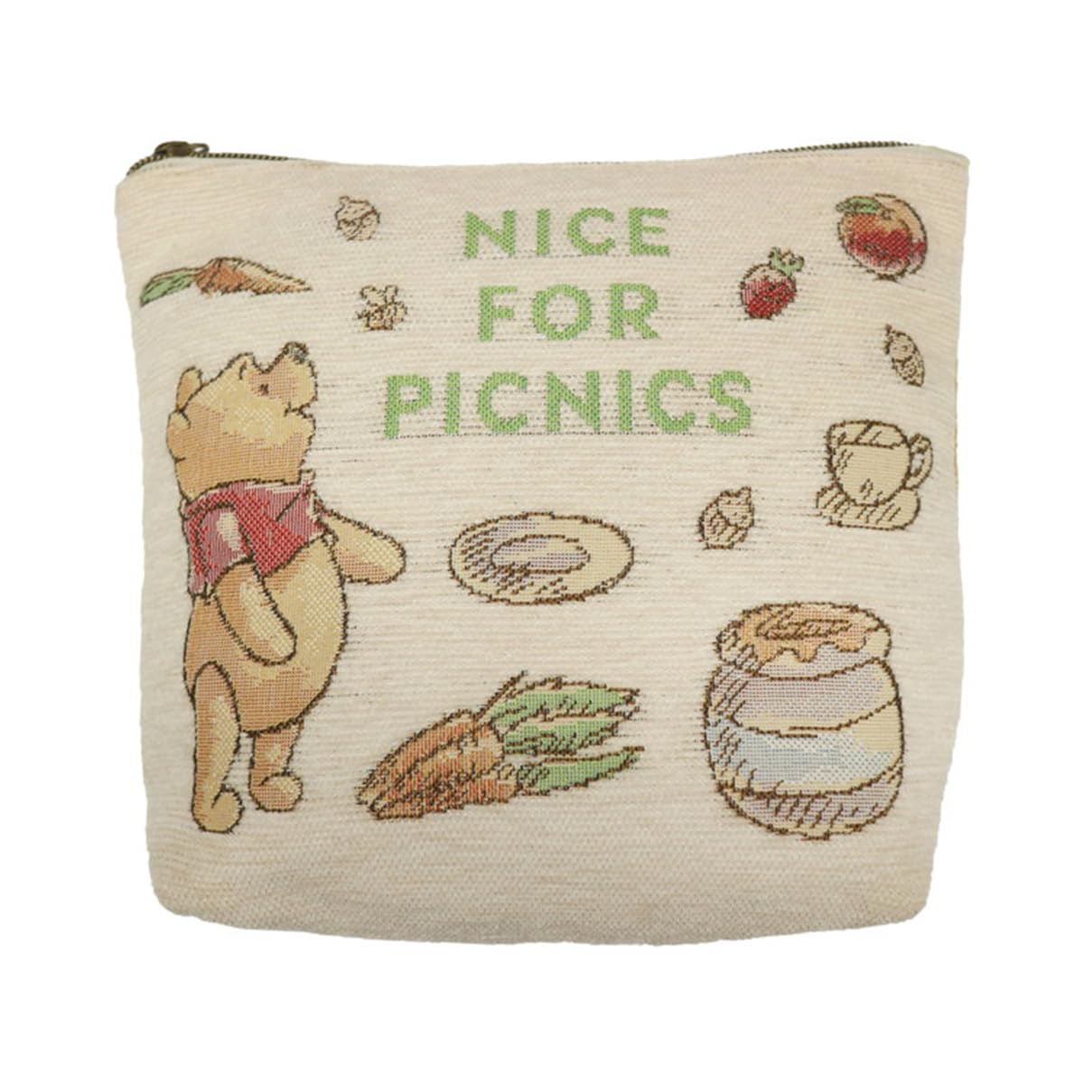 

Marushin Disney Winnie the Nice for Small Item 2335042400 Pouch, Pooh, Picnic, Gift, Birthday, Makeup, Cosmetics, Holder,