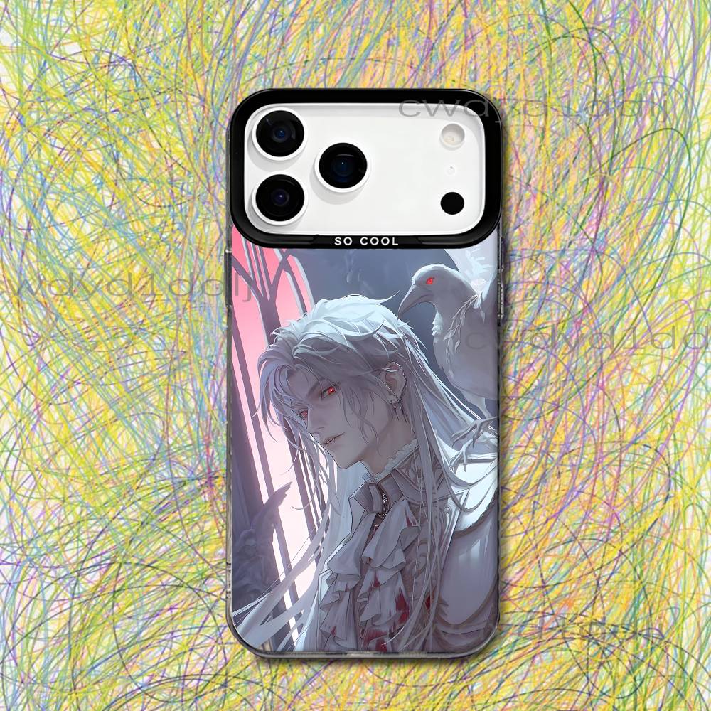 

L-Love And Deep Space Sylus For iPhone 17,16,15,14,13,12,X,8,Pro,Max,Plus,SE4,Air,Mini Anti-Slip Black IMD Matte Case iPhone12PRO