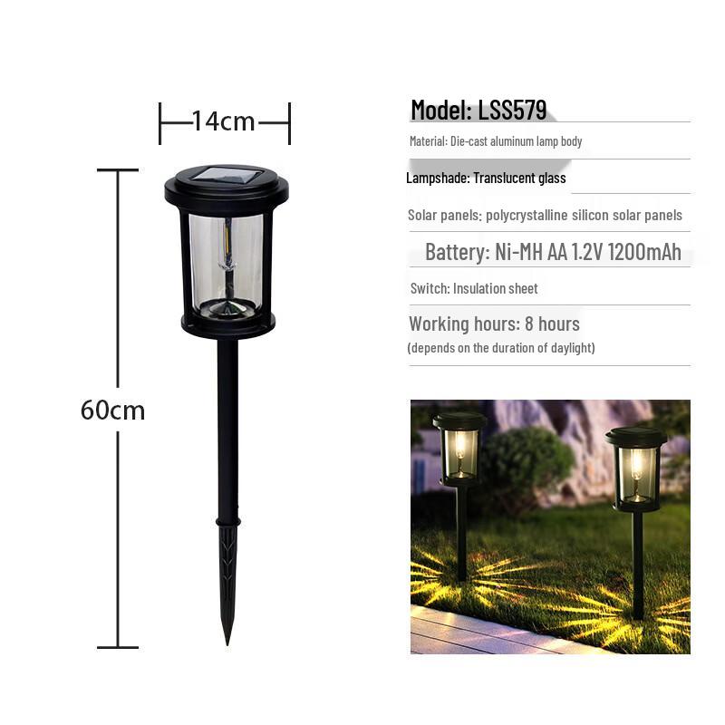 Outdoor Solar Warm Light Lawn Lamp