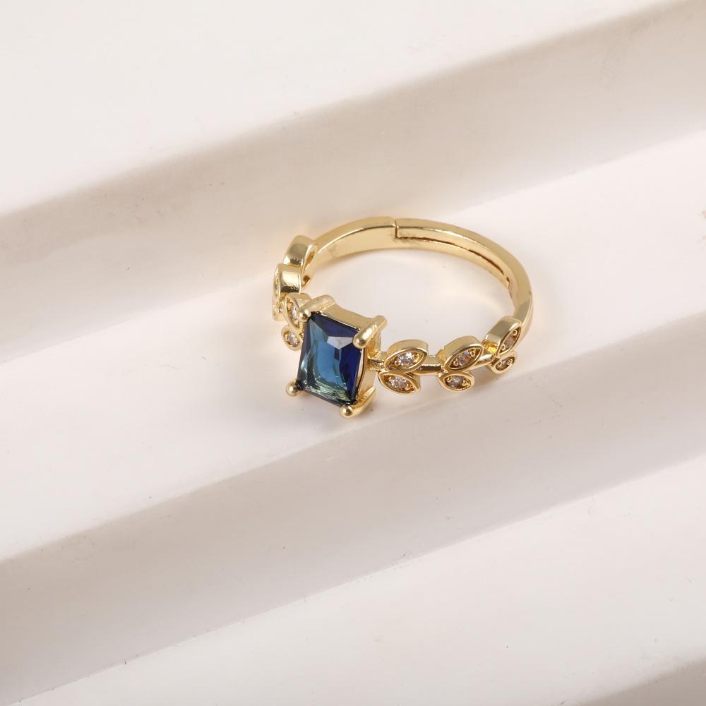 Europeisk & Amerikansk Vintage-Stil Justerbar Koppar Guldpläterad Ring för Kvinnor
