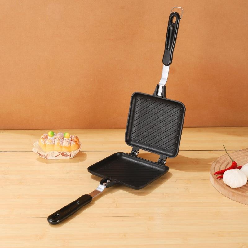 Sandwich Bread Bakeware Double-Sided Non-Stick Frying Pan Household Kitchen Cooking Breakfast Waffle Pancake Egg Frying Pan