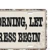 15 x 30cm Shabby Chic Metal Wall Sign Plaque Art Poster Restaurant Tavern Cafe Bar Pub Tin