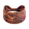 Bohemian Retro Print Yoga Headband: Wide African-Inspired Headscarf for Women