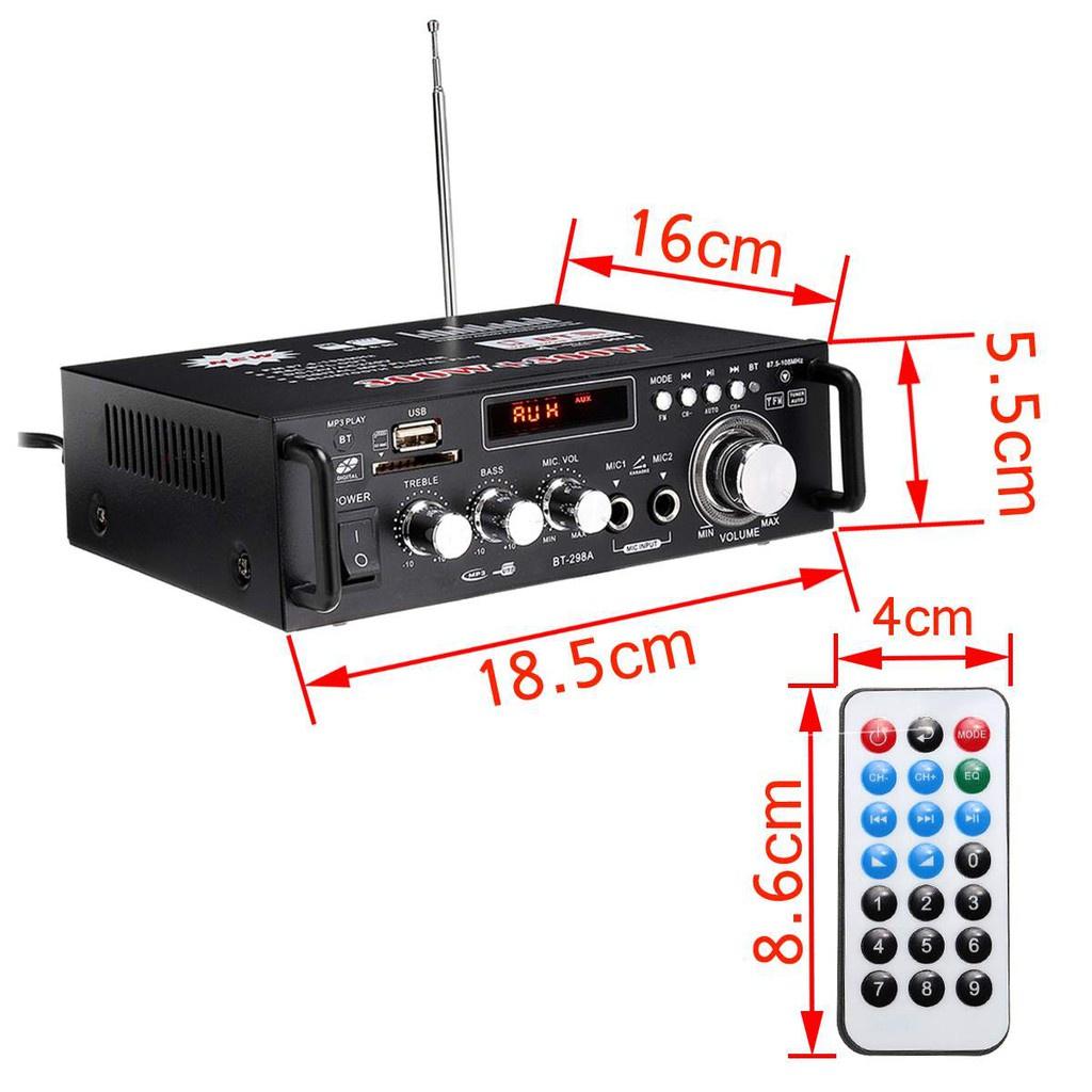 600W Household Audio Amplifiers Bluetooth Connector Amplifier Subwoofer Home Theater Amplifier Sound System Amplifie