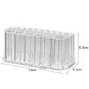 26 Holes Acrylic Nail Brushes Organizer Nail Art Kit Storage Tools Makeup Cosmetics Pen Display Case Holder Stand Showing Shelf