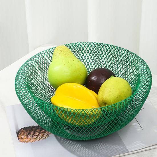 Farfurie cu fructe cu găuri de scurgere încorporate Design cu cuib de pasăre Coș de fructe Blat de bucătărie Masă de dining Decor pentru casă