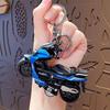Keychain Pendant Motorbike Charm Zinc Alloy Anti-Detachable Hook Keyring Backpack Accessory Decompression Tool