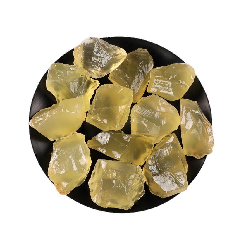 

Yellow Citrine Raw Stone Incense Diffuser - Large Irregular Crystal Particles 1-2cm 100g природний