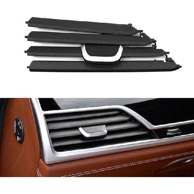 Dashboard Front Air Conditioner Ac Vent Outlet Grille Repair Kit for BMW 7 Series G11 G12 2016 2017 2018 2019 2020 730 740 750(Central-Left)