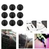 10pcs Car Wire Tie Clip Fixer Organizer Black Color Cord Clamp Fastener Parts Computer Holder
