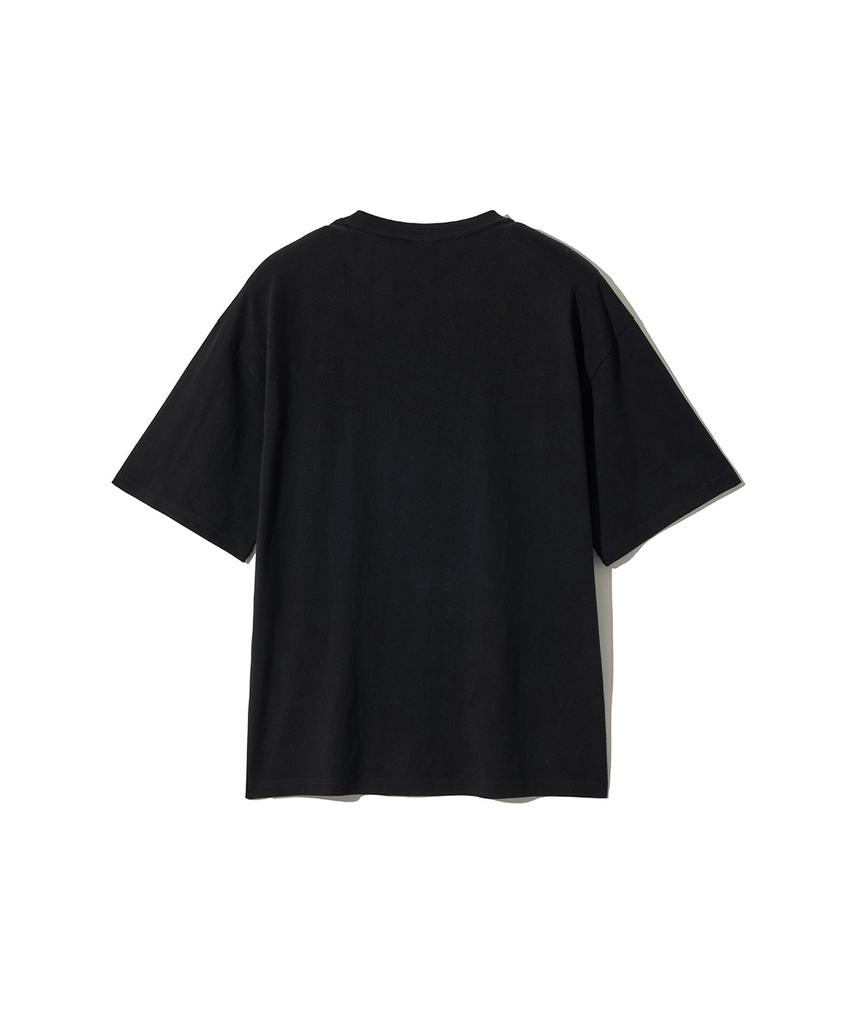 GAKKAI UNIONS Star Scribble Short Sleeve T-Shirt Black