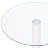 Table basse - vidaXL - Transparent - Verre trempé - 40 cm - Design contemporain
