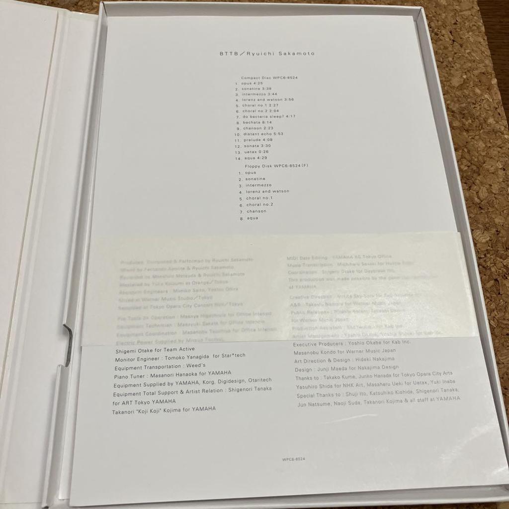 [USED] BTTB RYUICHI SAKAMOTO Music Collection