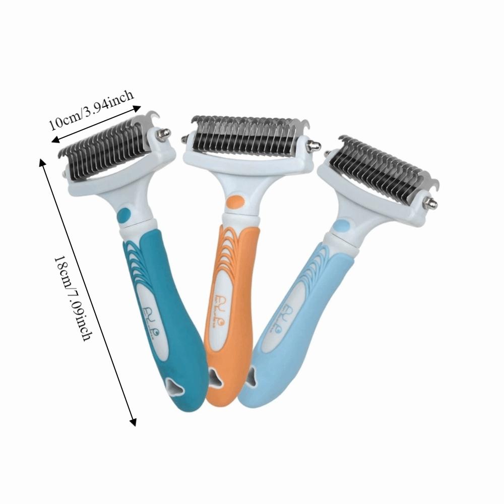 Double-Sided Pet Grooming Brush Professional Cat Cleaning Comb Dog Knot Opening Comb Pet Massage