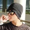 Warm Thicken Beanie Knit Hats Inside Fleece Winter Cap for Men Unisex Plain Sport Solid Color