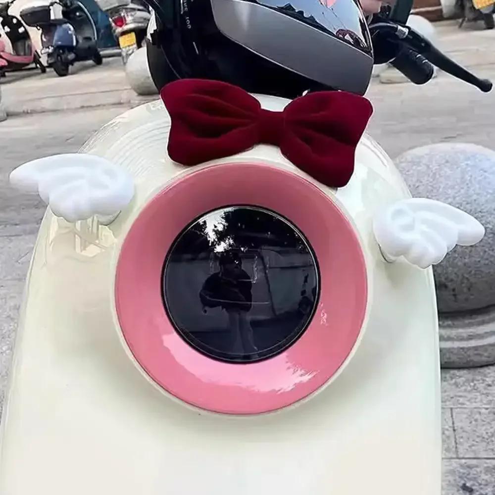 2Pcs Removable Motorcycle Helmet Decoration Lovely Angel Devil Wings Stickers Easy To Install Motorbike Cycling Supplies