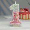 Exquisite Cute Cartoon Linnabelle Digital Candle Birthday Cake Atmosphere Birthday Decoration Candle Styles