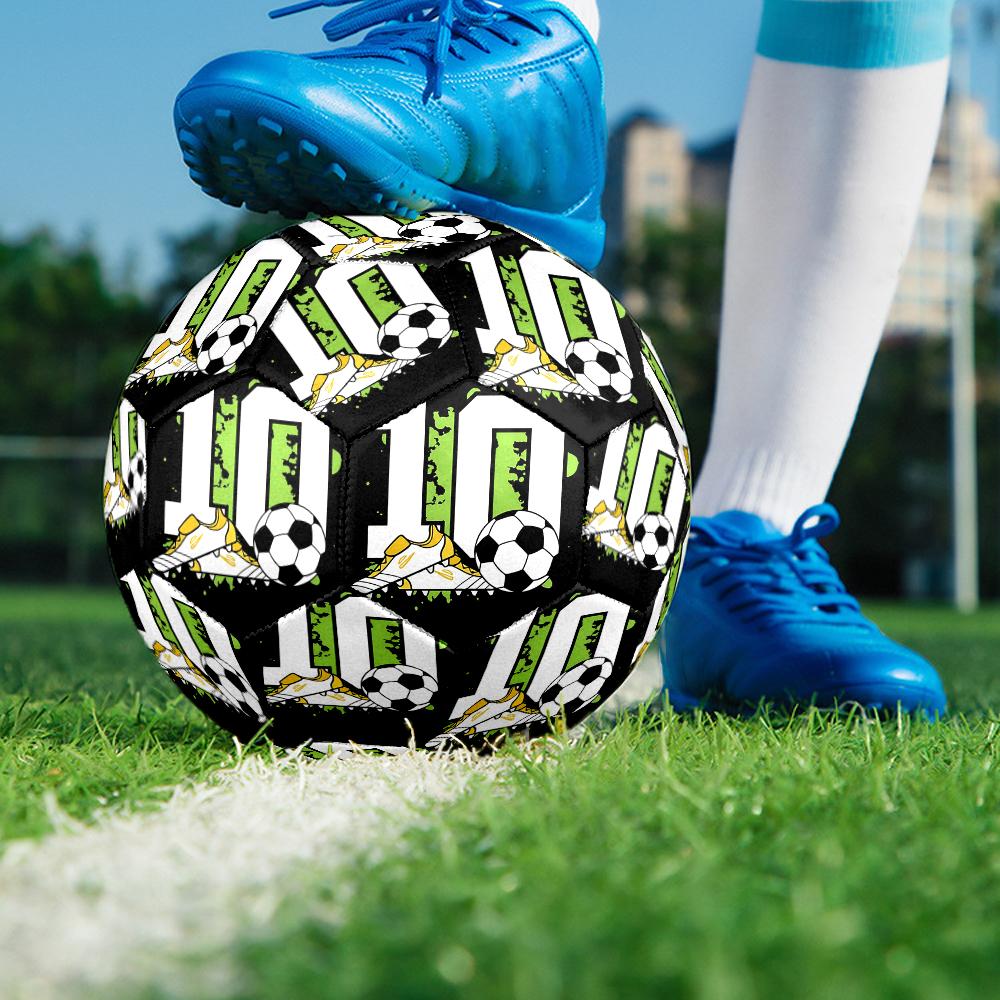 Soccer Theme Size 5 Soccer Ball, Suitable for Both Indoor and Outdoor Matches, a Gift Suitable for Everyone.