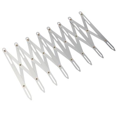 Button Spacing Tool Expandable Sewing Gauge Accessory Metal Construction Lightweight Portable Precise Measurements