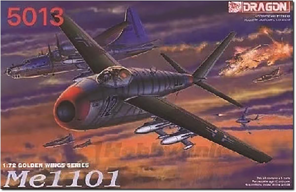 

Platz Dragon 1/72 WWII German Messerschmitt Me1101 Plastic Model Kit DR5013