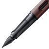 Lamy Lx Marron Fountain Pen Elegant Aluminum Body with Palladium Stainless Steel Clip Steel Extra Fine Includes LAMY T10 Blue Ink Cartridge - Finish,