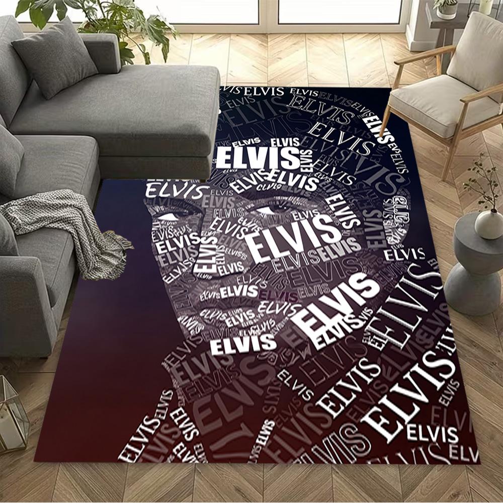Elvis Presley Artwork Carpet Perfect for Living Rooms Decorate Room Balcony Dormitory Antislip Carpet Anime Office Decor