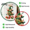 Christmas Gnome Window Decals Tree Stickers with And Snowman Removable Glass Stickers PVC Gift for Friends Family Waterproof Wall Art Decor Holiday