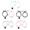 Halloween Cartoon Ghost Pendant Braided Bracelet Gifts Friendship Jewelry