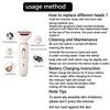 2026 New 4 in 1 Electric Razor for Women Body Hair Trimmer Armpit Bikini Arm Leg Face Mustache Portable Painless Shaver