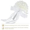 Bride Wedding Holding Flowers Foam Simulation Flower White Rose Bouquet Korean Wedding Photography Props Lovers Gift