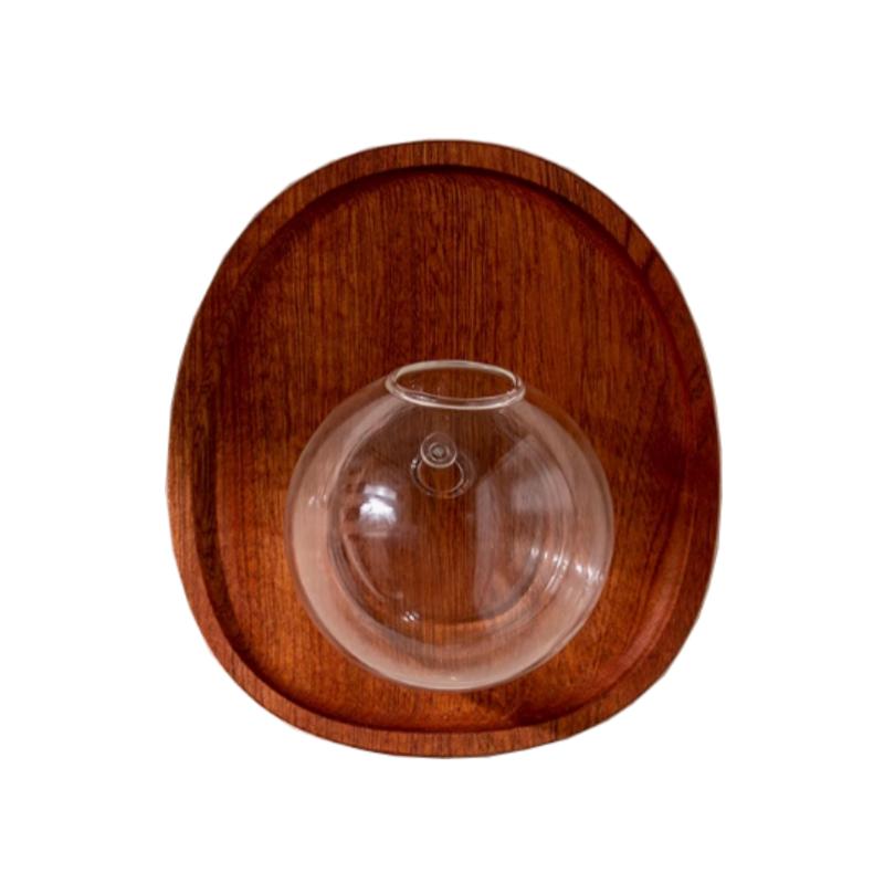 Vază de sticlă de perete Ghiveci de flori Decorațiune perete de fundal Pandantiv acvariu Vas hidroponic Accesorii decorațiuni casă