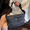 Fashion Messenger Small Bag Women's New 2025 Going Out Simple Casual Breast Bag Niche High-end Single Shoulder Armpit Bag