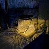 Crack Wall Design Solar Energy Lamp Square Glass Glass Table Top Solar Wall Lamp Solar Powered Solar Table Lamp Courtyard