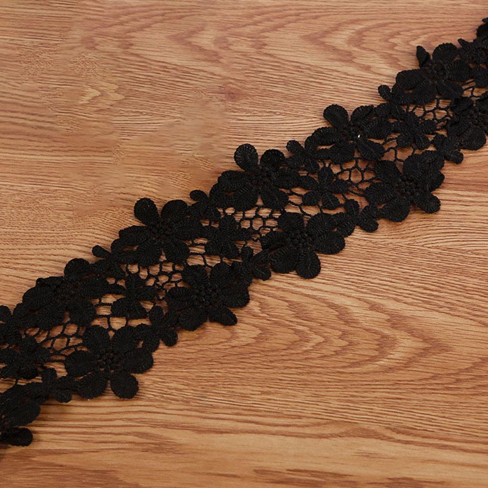 10 CM Wide High Quality Exquisite Lace Polyester Embroidery Ribbon Trim Skirts Sewing Accessories Clothing Decorative Materials