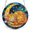 Acrylic Sun Catcher Jigsaw Puzzle, 84-Piece Window and Garden Decoration, Colorful Hanging Ornament.