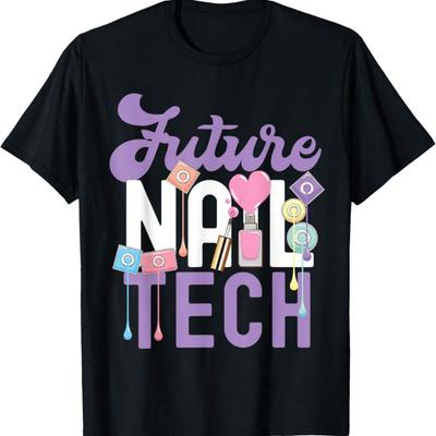 Tričko s motivem Srdcový tep nehtové stylistky Manikúra Nehtová technička Milovník laků na nehty