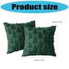 Christmas Celebration Pillow Cover With Invisible Closure Simple Cleaning Sturdy for Living Room Bedroom