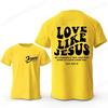 Men's Fashion Summer T-shirts Christian Jesus Creative Graphic Printed Tshirt Casual Sports Short Sleeve T-shirt Jesus Saves Top