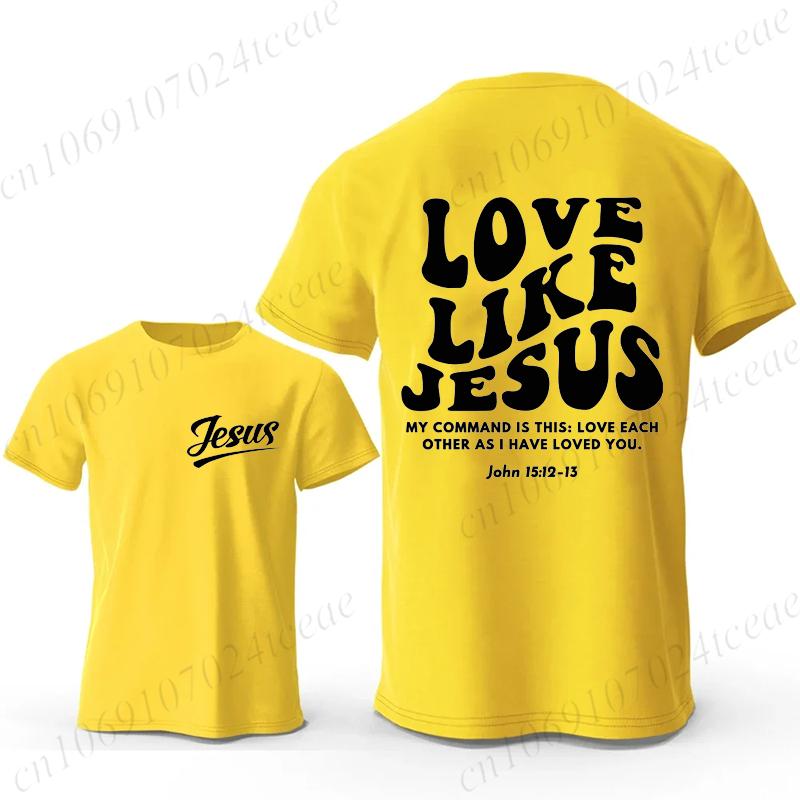 Men's Fashion Summer T-shirts Christian Jesus Creative Graphic Printed Tshirt Casual Sports Short Sleeve T-shirt Jesus Saves Top