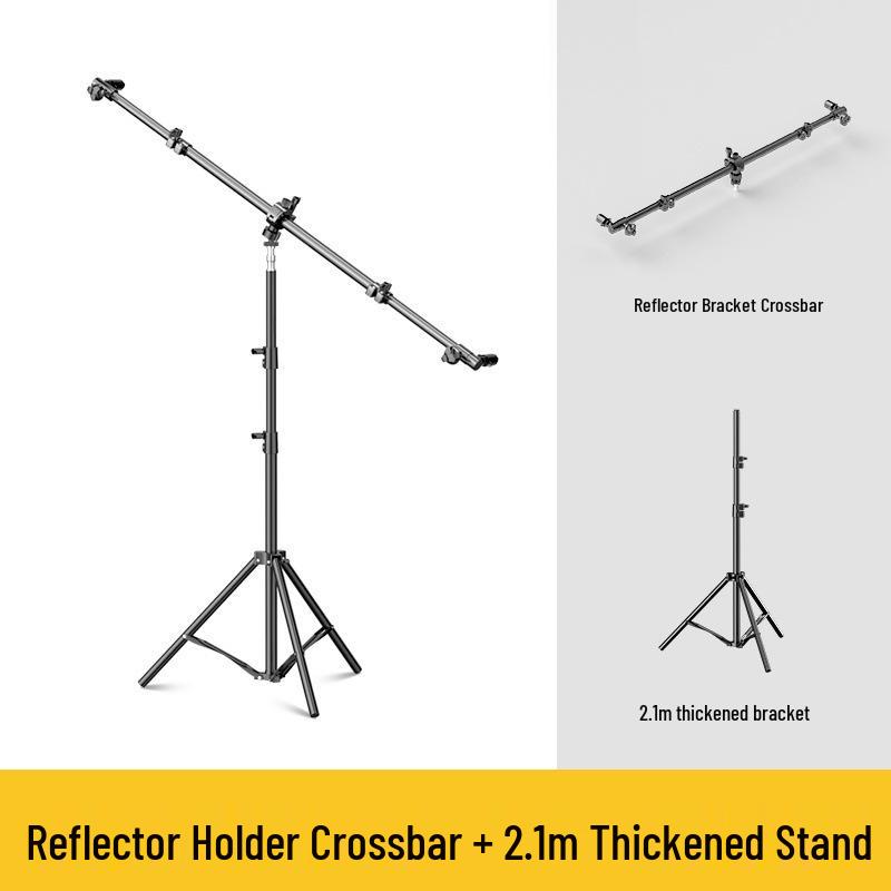 Adjustable Tripod with Folding Diffuser Board for Photography and Live Broadcast Lighting