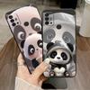 Case for Motorola Moto G60s G52 G53 G30 G22 Edge40 Edge 20 Pro 30 Lite G51 G73 G50 G71 G32 Phone Cover Cute Panda