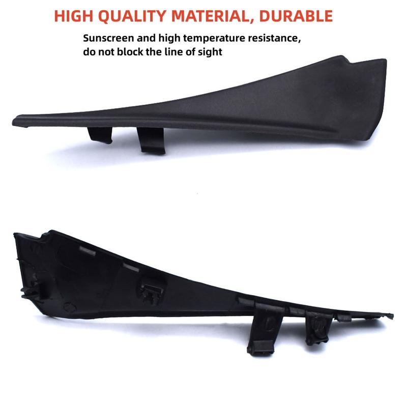 2PCS Für Nissan X-Trail Xtrail T32 Rogue 2014-2018 Auto Frontscheibe Wrap Ecke Trim Wischer side Trim Abdeckung Deckel Platte