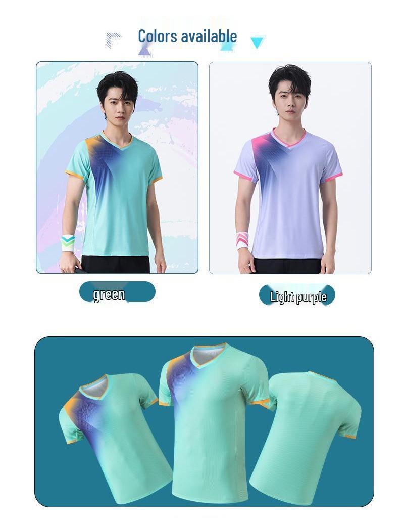 Unisex Quick-Dry Sports Set: Badminton, Table Tennis, Volleyball Training Uniform for Men, Women & Kids
