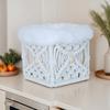 Glasses Holders Lovely Pen Holders Desktop Holders Woven Pencil Holders Nightstand Organizer with Plush Lining