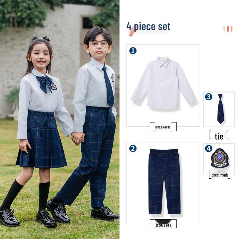 Children's British Academy Style School Uniform Set - Tuxedo and Kindergarten Variations