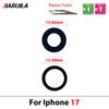 11Pcs, Camera Glass Lens Back Rear Camera Glass Lens with Glue Parts For iPhone 17 Pro Max 17 Pro 17 Air Back Camera Lens